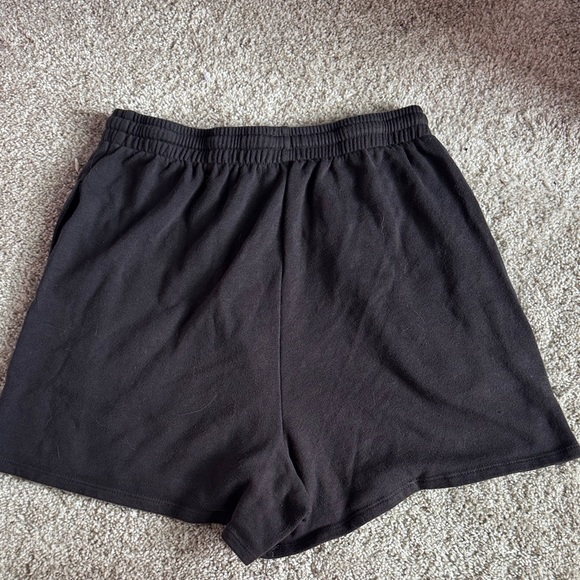 Compton Cowboys Black Women's Athletic Shorts with Graphic Print - Picture 7 of 7